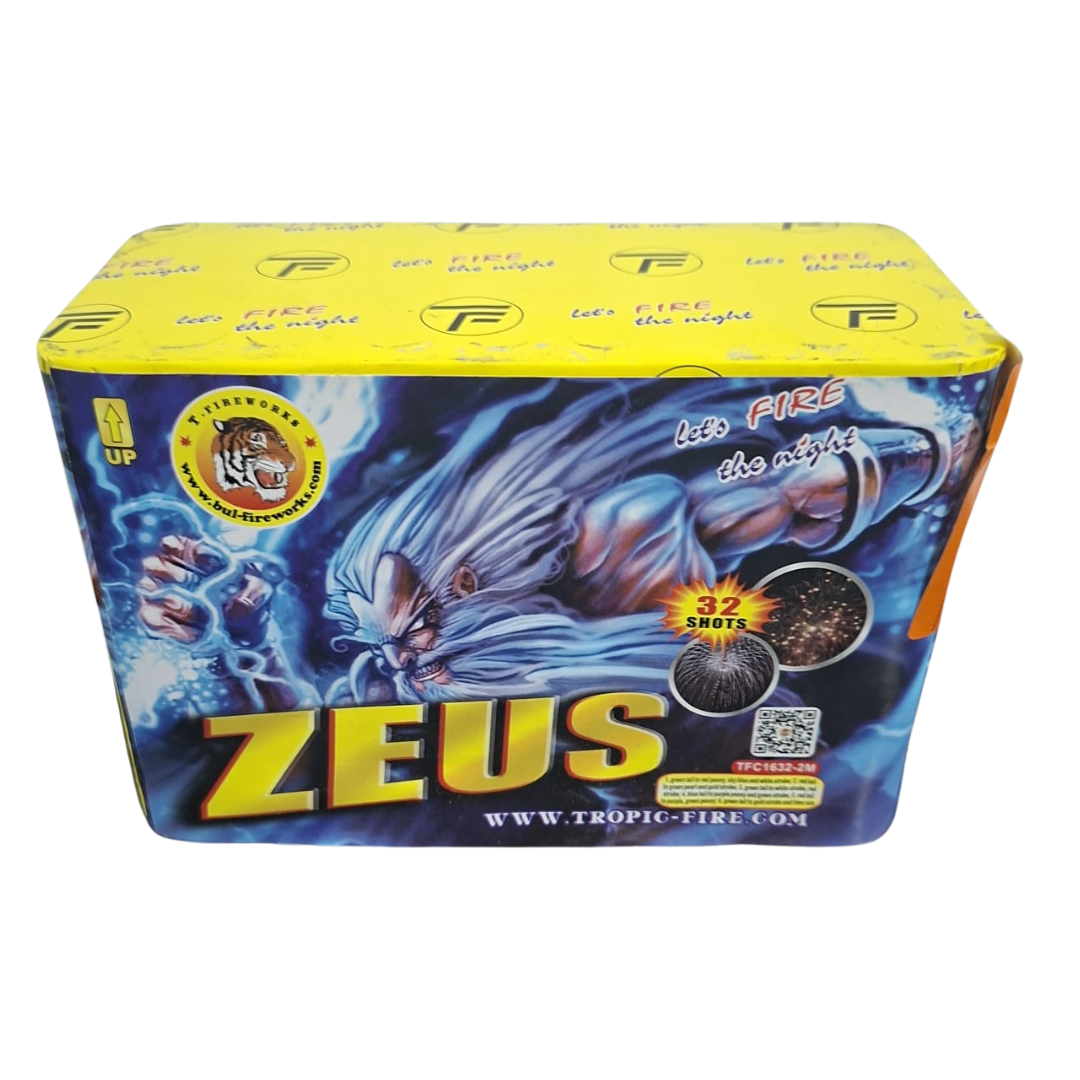 Baterie de artificii Zeus, 32 focuri, 20 calibru